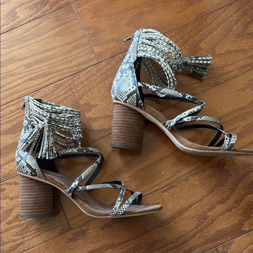 Jeffrey Campbell Python Strap Sandals - image 1